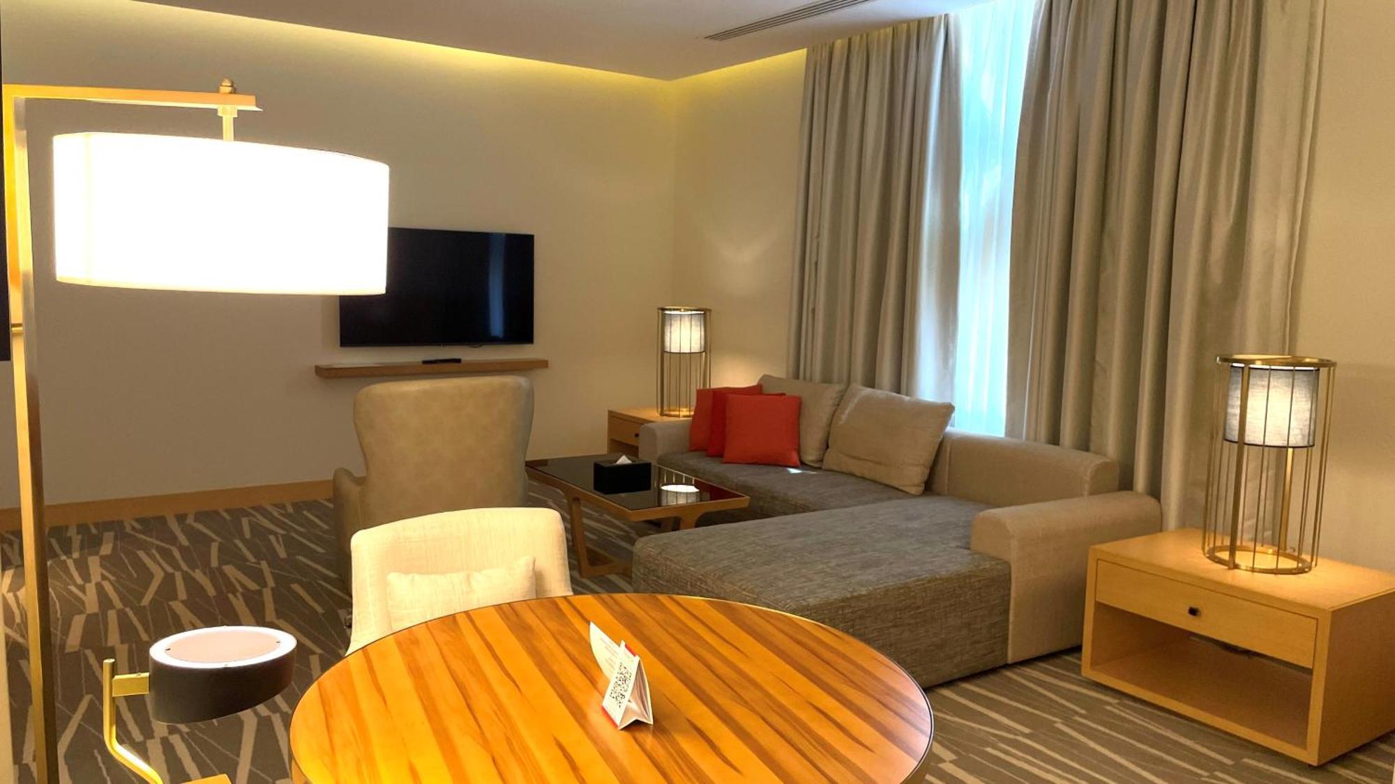 Ramada Hotel & Suites By Wyndham Al Qassim Al Bukayriah Exterior photo Living room of a suite